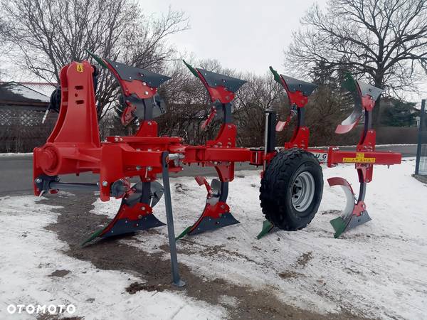 Pług obrotowy 3/4/5 skib EURO-MASZ regulacja skiby/ kostka pamięci/ rozstaw korpusów 100  OD RĘKI transport - 5