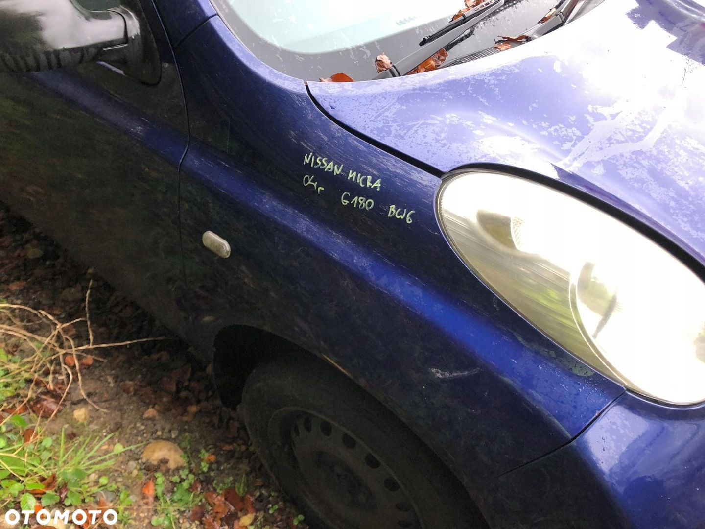 BŁOTNIK PRAWY PRZEDNI NISSAN MICRA K12 03-10 BW6 - 2