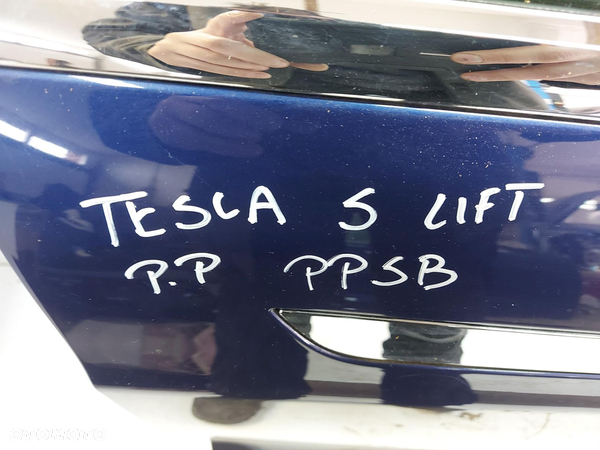 Tesla Model S LIFT drzwi prawe przód kompletne w kolor ppsb - 4