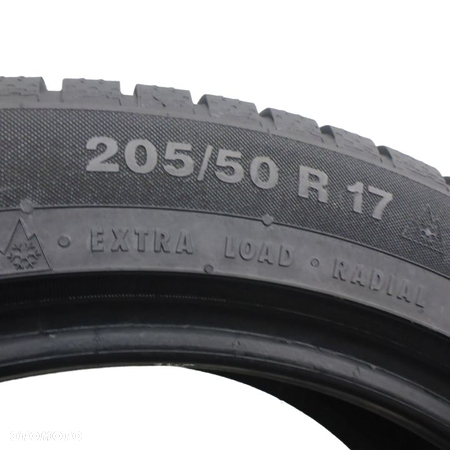 2 x CONTINENTAL 205/50 R17 93H XL ContiWinterContact TS830 P MO Zima DOT14 7mm JAK NOWE - 5