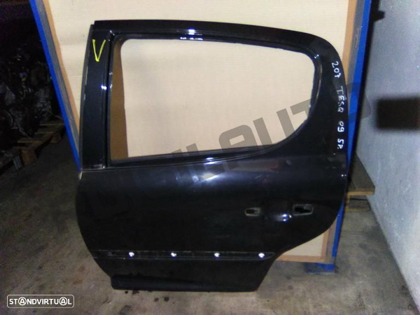 Porta Trás Esquerda  Peugeot 207 [2006_2015] 1.6 Hdi - 1