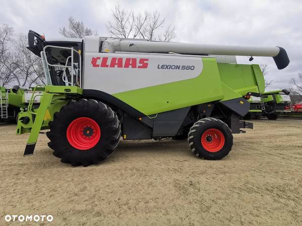 Claas LEXION 580 + HEDER - 2