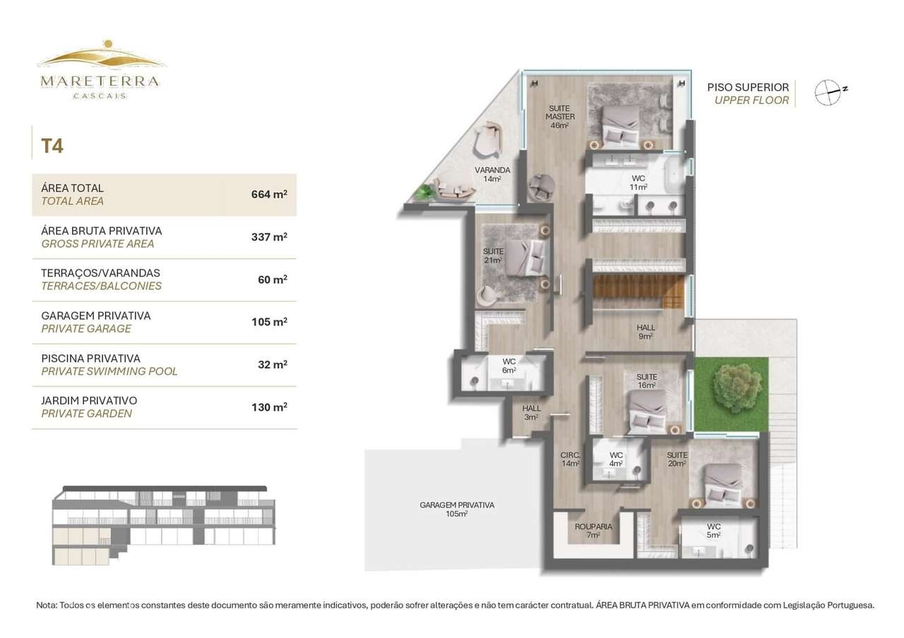 Apartamento T4 com piscina, Cascais-10
