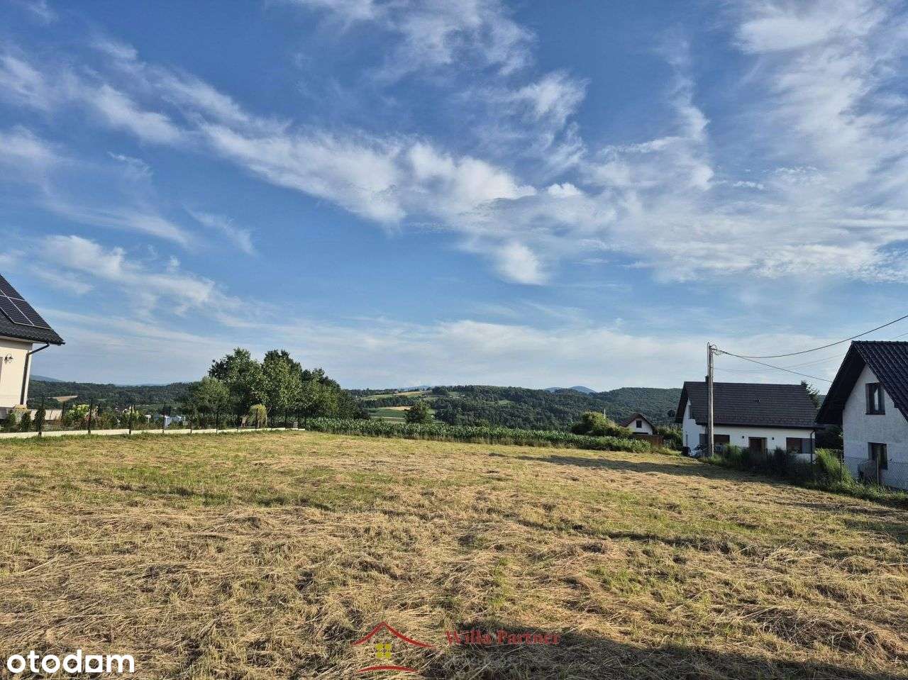 Gdów, Stadniki, działka budowlana 2x12a,media przy-1