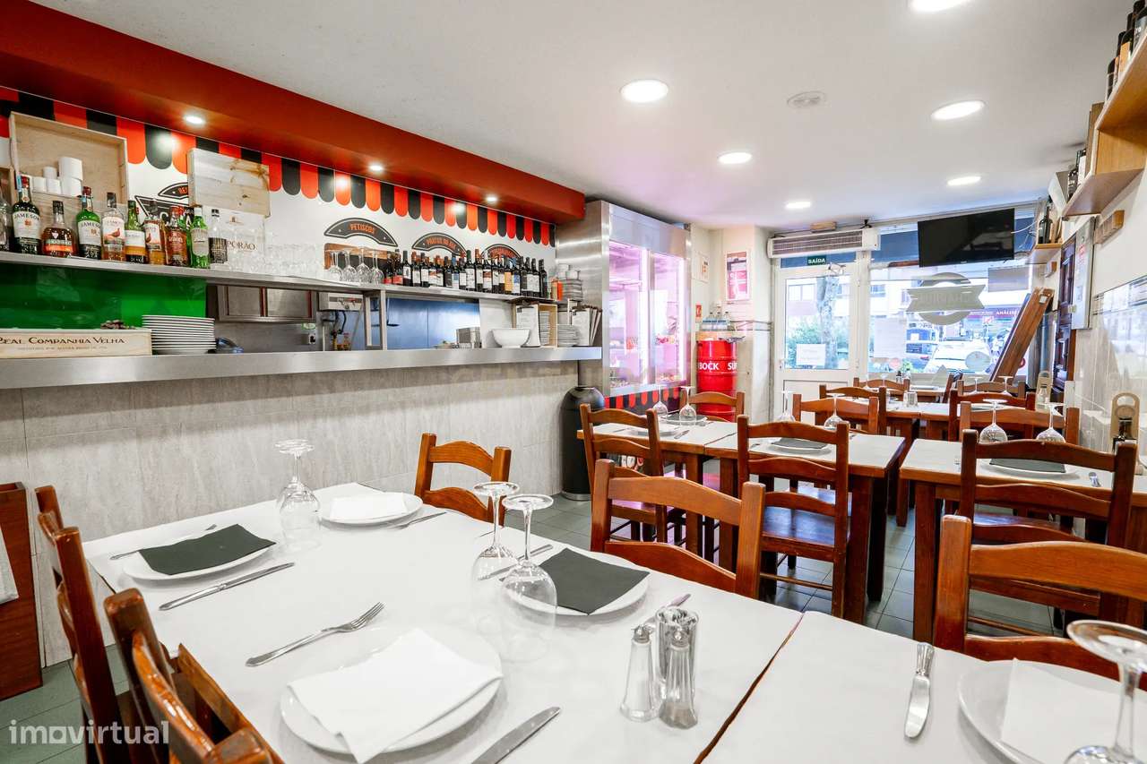 RESTAURANTE  134 m2 EM ALFRAGIDE, TRADIÇÃO E CLIENTELA FIDELIZADA 100 - Grande imagem: 3/30