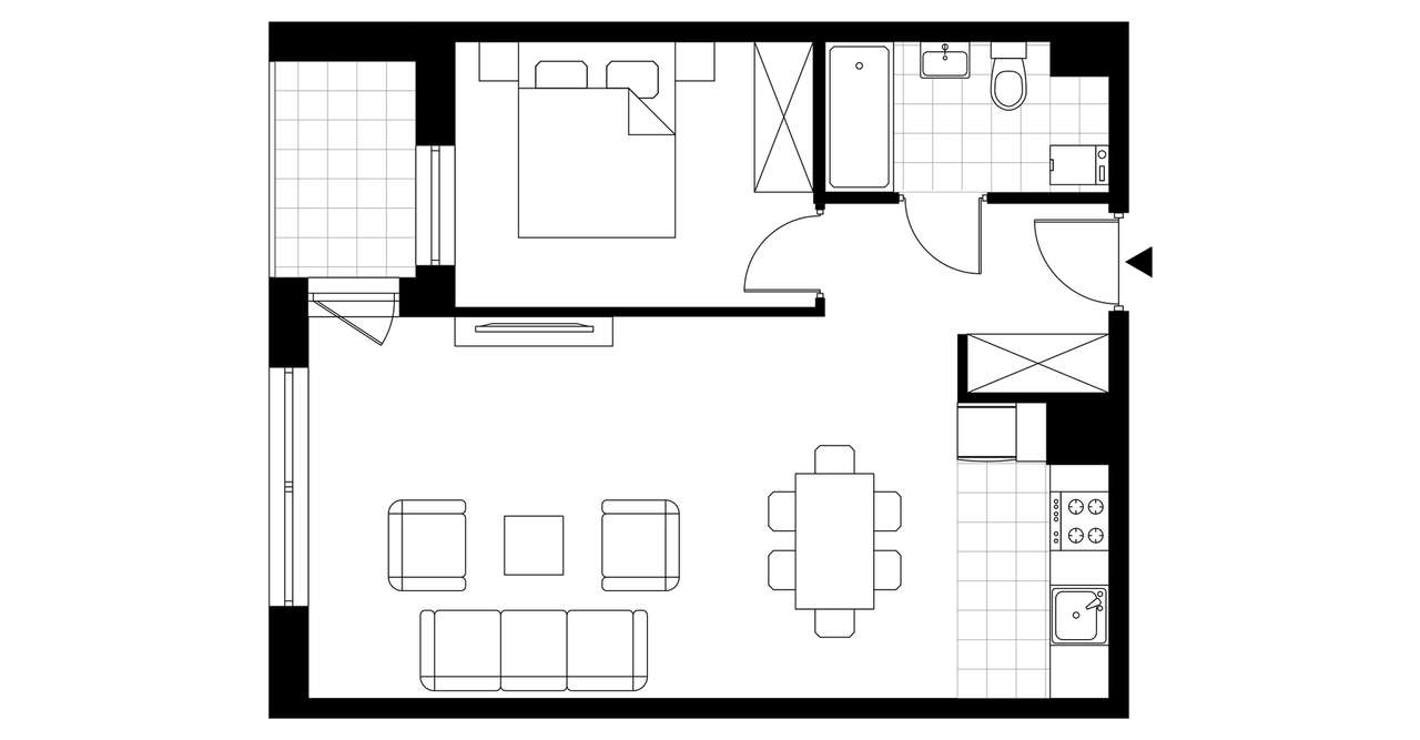 Moderato I​I​I | mieszkanie 2-pok. | C21 - Pełny obrazek: 4/9