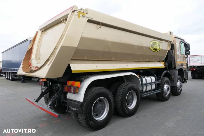 Mercedes-Benz ACTROS 4141 / 8X6 / BASCULANTE SPATE / MEILLER KIPPER HARDOX - 10