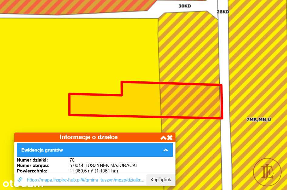 Tuszynek Majoracki- dom, usługi, inwestycja - Pełny obrazek: 1/9