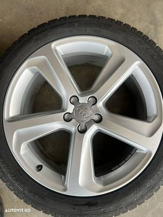 vând set jante originale Audi Q5 pe 20” cu anvelope iarnă second - 6