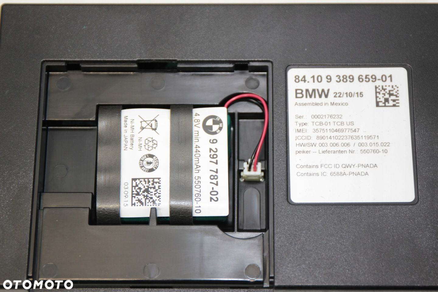 BMW F10 X3 F25 MODUŁ STEROWNIK TELEMATIK 9389659 - 5