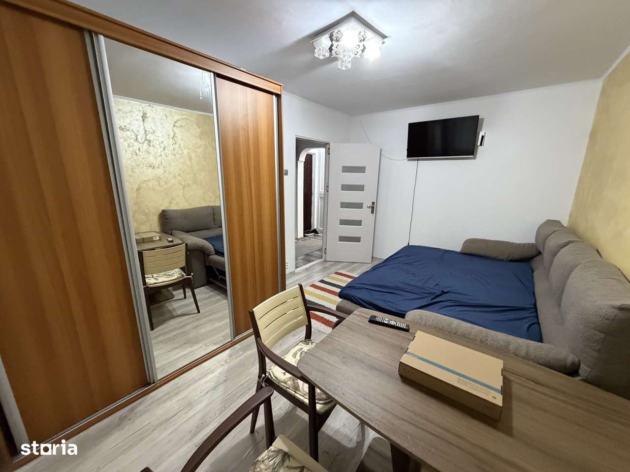 Garsoniera Mioveni, Robea, mobilata si utilata, renovata-3