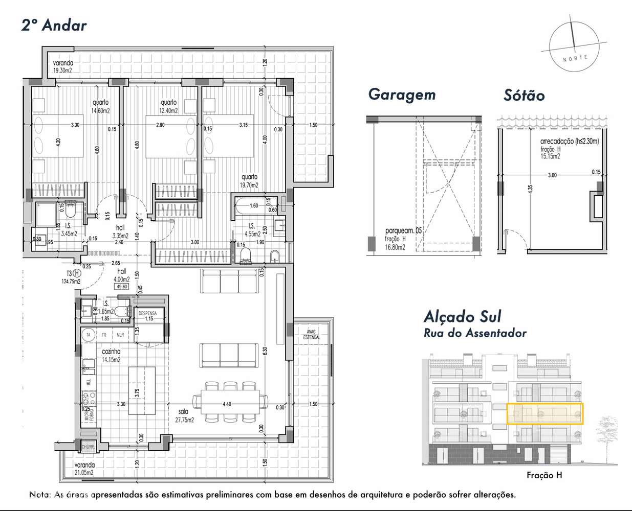 Apartamento T3 + 1 Duplex com Varanda Ampla e Garagem | Olive 344 – Pi-39