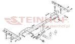 Hak Holowniczy + MODUŁ 7PIN do Opel Insignia A 4/5 drzwi od 2008 do 2017 - 2