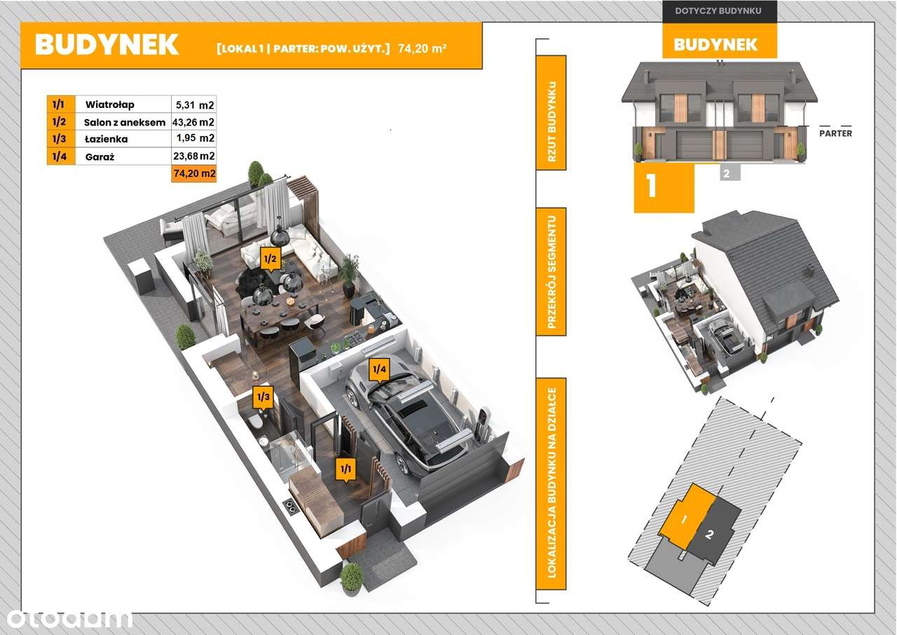 Dom 148 m² duża działka | pompa ciepła + fotowoltaika | Reda-Betlejem - Pełny obrazek: 5/8