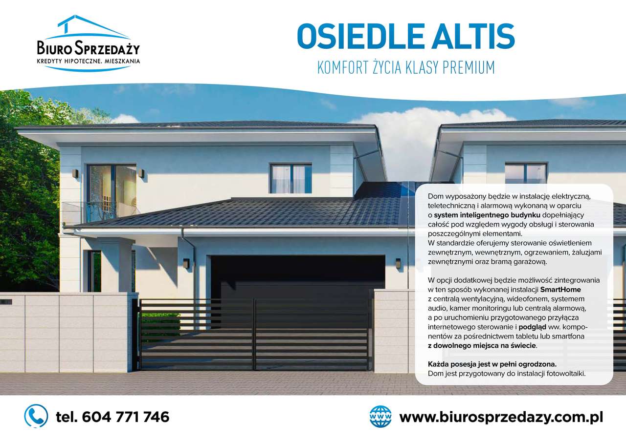 PREMIUM BLIŹNIAK+PODWÓJNY GARAŻ+PODJAZD+DUŻY OGRÓD - Pełny obrazek: 5/13