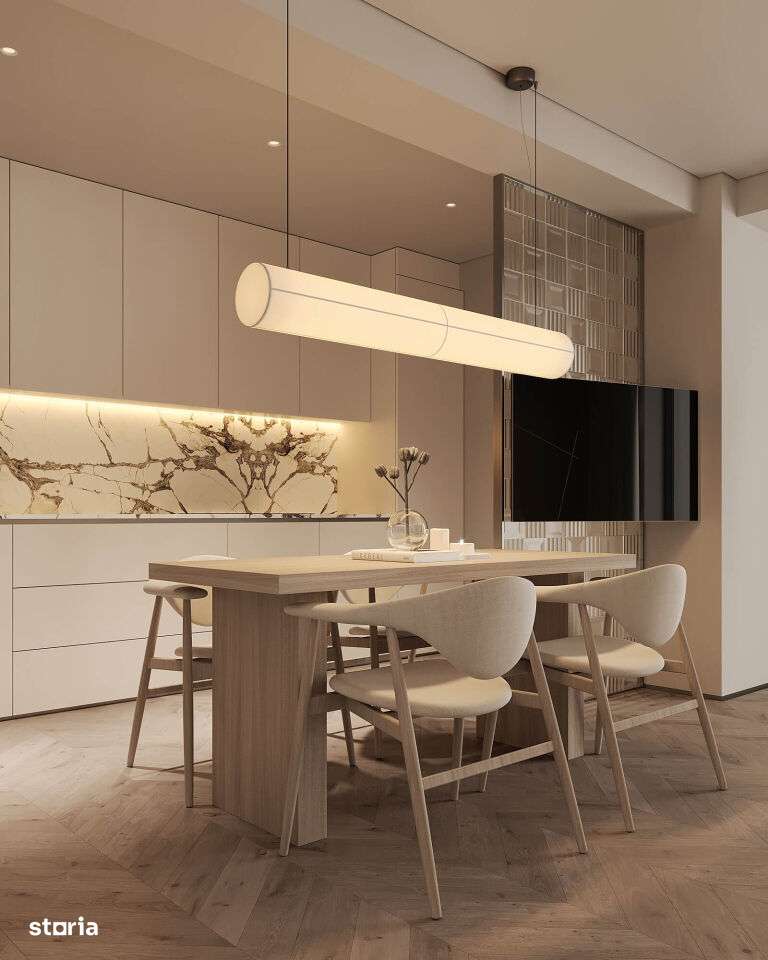 APARTAMENTUL FAMILIEI, 2 CAMERE DECOMANDAT DE 56 MP, BAIE CU GEAM,-10