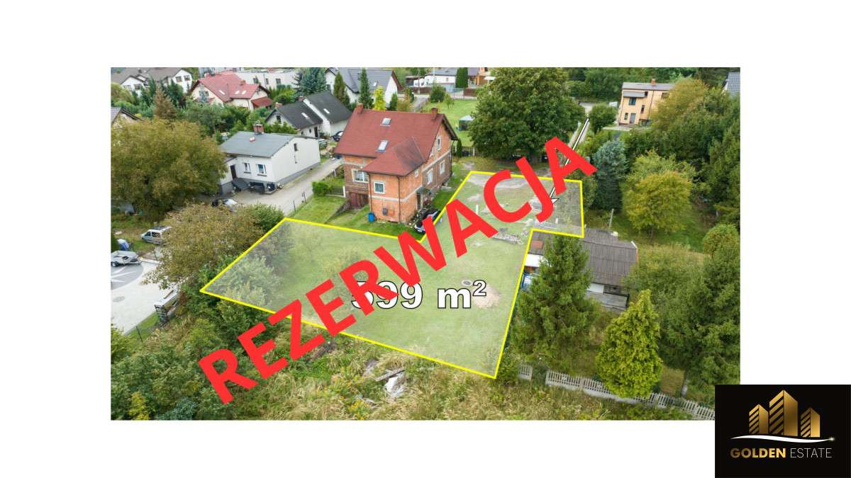 Działka budowlana 599 m² - Katowice, Zarzecze! - Pełny obrazek: 1/6
