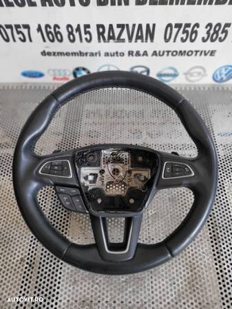 Volan Din Piele Cu Padele Si Comenzi Ford Kuga 2 II An 2015-2020 Impecabil - 4