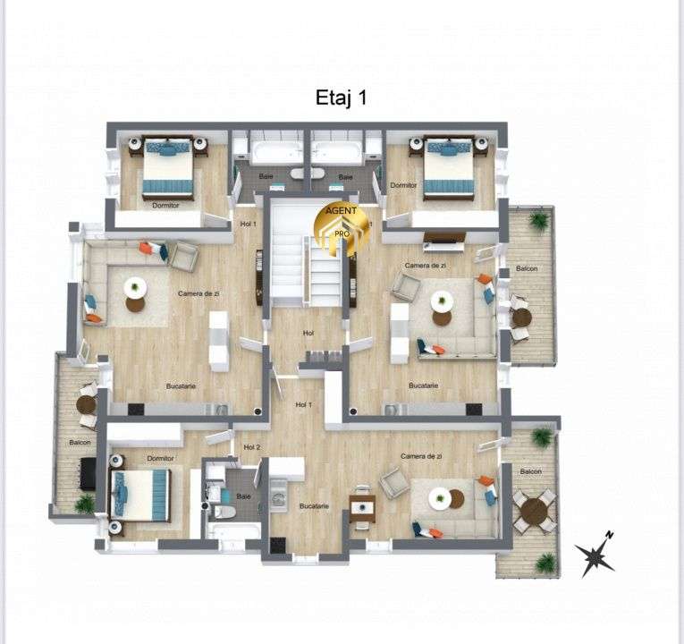 Apartament Premium 3 camere - Otopeni Odaile - Imagine principală: 4/6