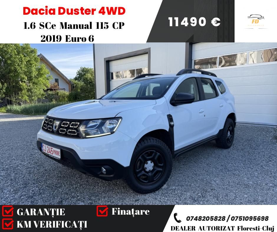 Dacia Duster II [2018 - Prezent] SCe 115 4WD Comfort 2019