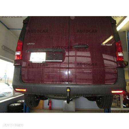 Carlig de remorcare pentru Mercedes VITO III, VAN - sistem demontabil automat - vertical - din 11.2014/- - 3