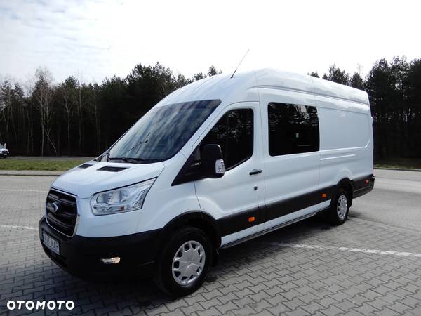 Ford Ford Transit 2.0 DCiV 130 Km EcoBlue Wersja TREND L4H3 LONG JUMBO Blaszak Furgon 6-Cio Osobowy Doka Brygadowy Dubel + 941 Kg Ład Carplay / Android Auto Gwarancja Przebiegu UNIKAT - 7