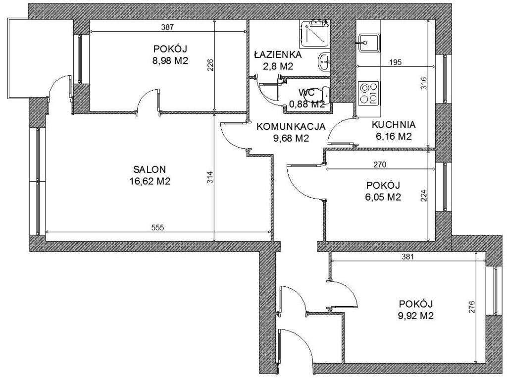 Mieszkanie z Potencjałem – Dębiec, 4 Pokoje-19