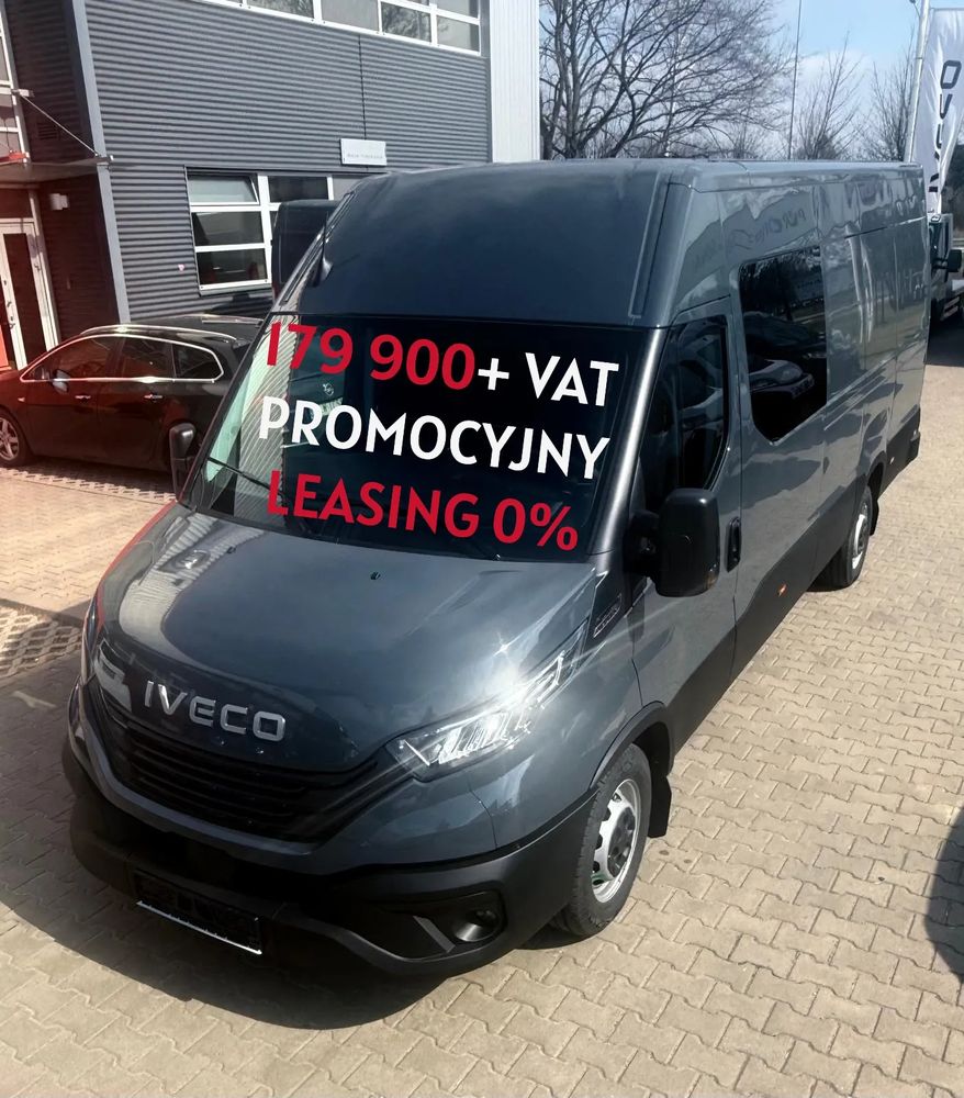 Iveco DAILY -AUTOMAT 7 OSOBOWE MAX DŁUGIE - ZABUDOWA W CENIE Iveco DAILY NOWY- 7 osobowy - skrzynia ZF automatyczna