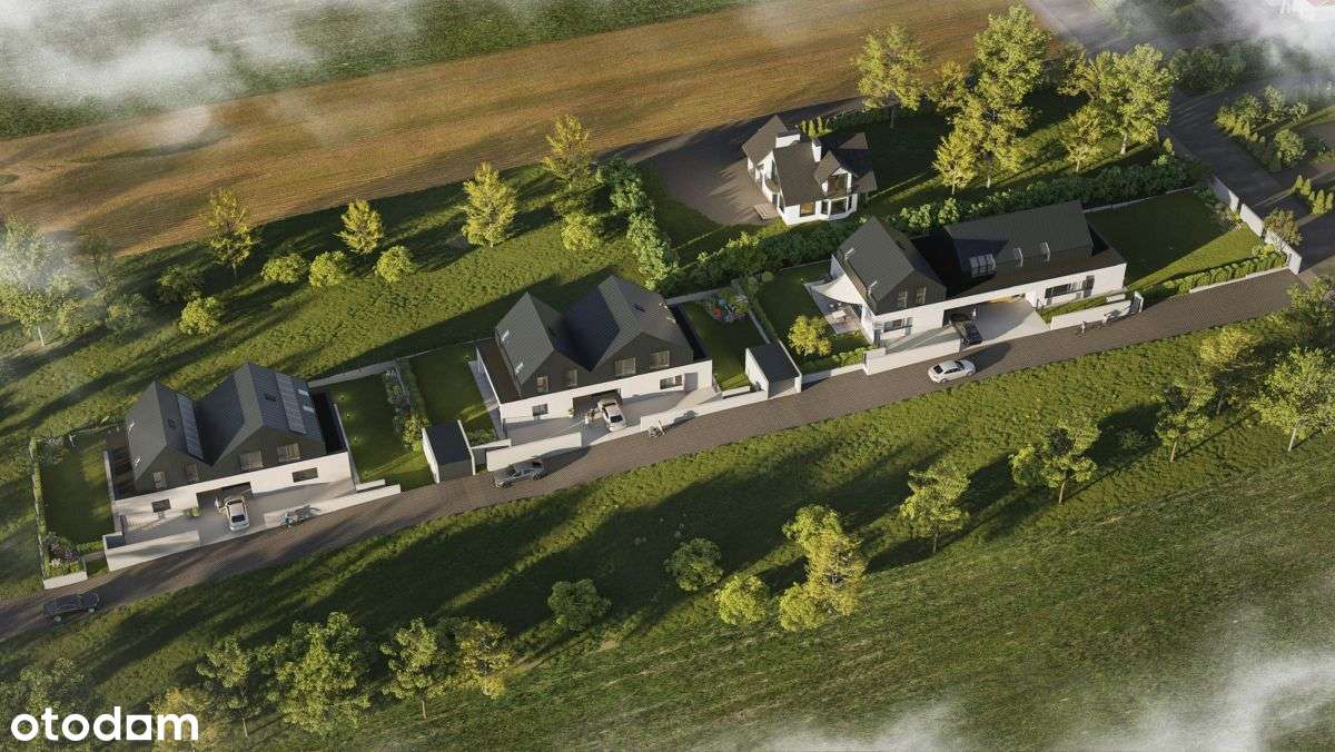 Nowoczesny bliźniak na obrzeżach miasta-3