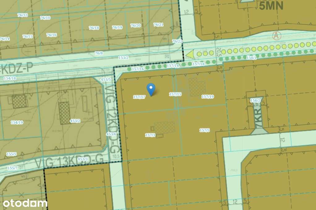 Działka inwestycyjna mieszkaniowo -usługowa1569 m2 ul. Zorzy-1