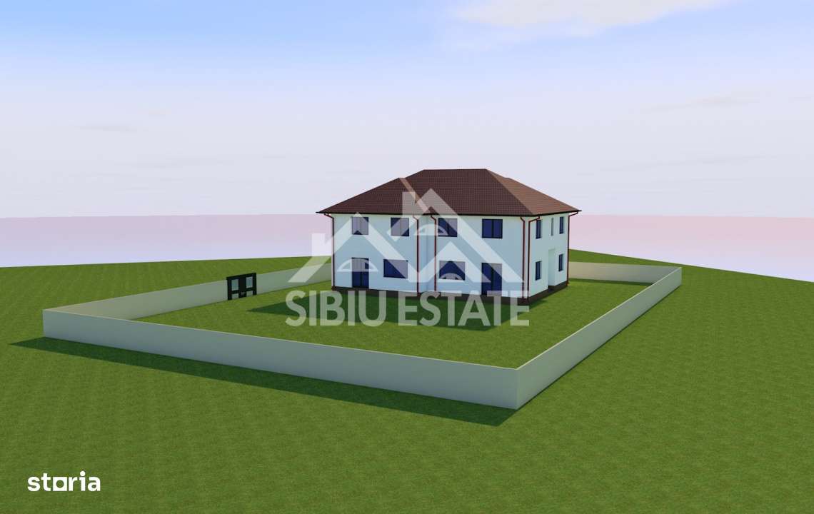 Duplex modern in constructie ,Str. Bradului, Șelimbar - Imagine principală: 5/10