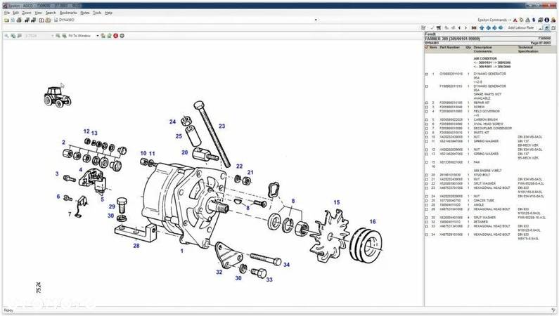 AGCO Epsilon KATALOG CZĘŚCI Massey Ferguson Fendt Schematy Instrukcje Napraw 2023 Polski Język - 10