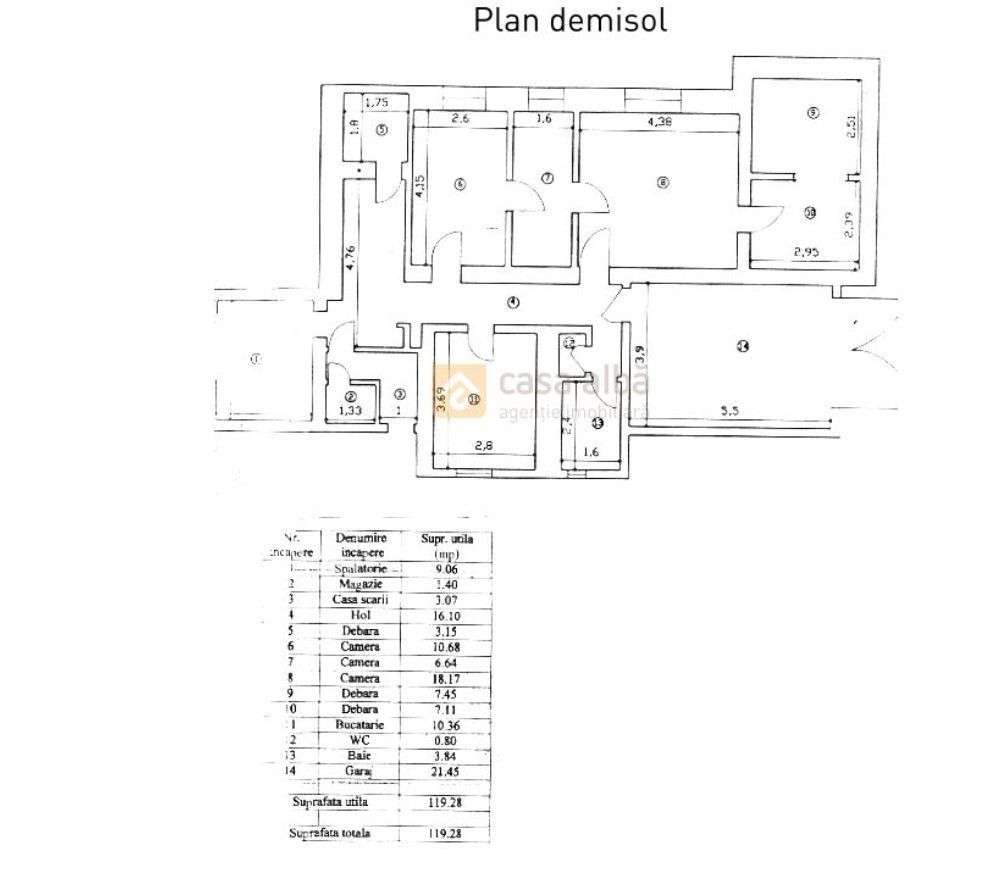 Ultracentral - parte de casa - proprietate rara pe piata - Imagine principală: 5/7