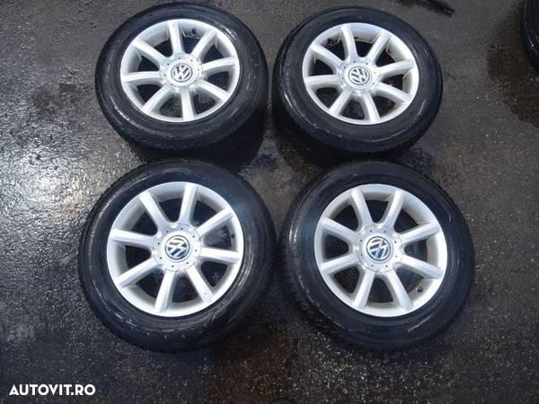 Vand Jante aliaj cu Cauciucuri M+S Volkswagen Passat 195/65 R15 din 2006 - 2