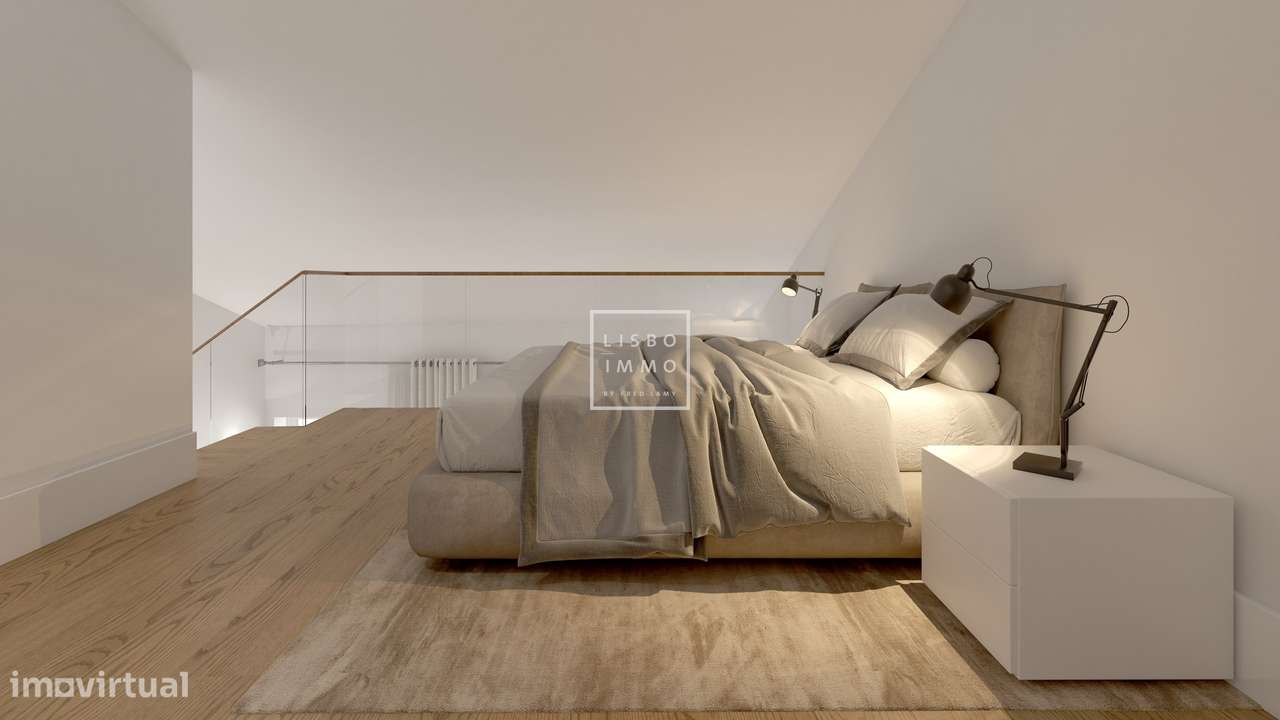 Apartamento Loft, 54,02m2, terraço 48,53m2, completamente reformado, c-29