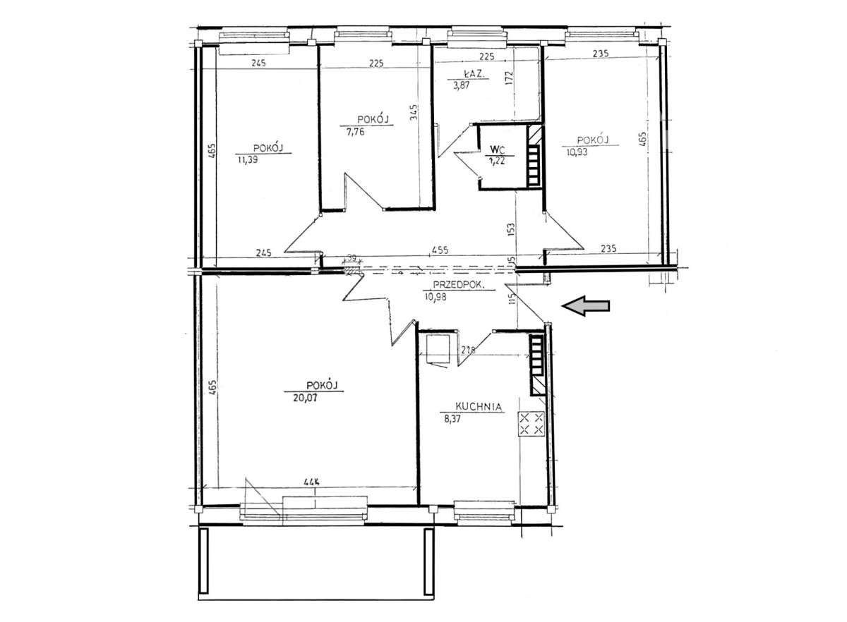 Dwustronne 4 pokoje w pobliżu metra Ursynów-10