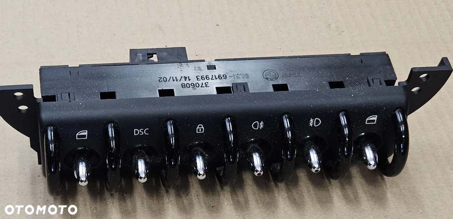 Mini Cooper One R50  panel sterowania szyb przełącznik świateł 6917993 - 2