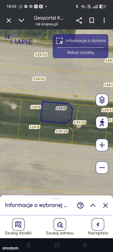 Działki budowlane z prądem,wodą i utwardzoną drogą Brzezina / Wilkszyn - Pełny obrazek: 5/8
