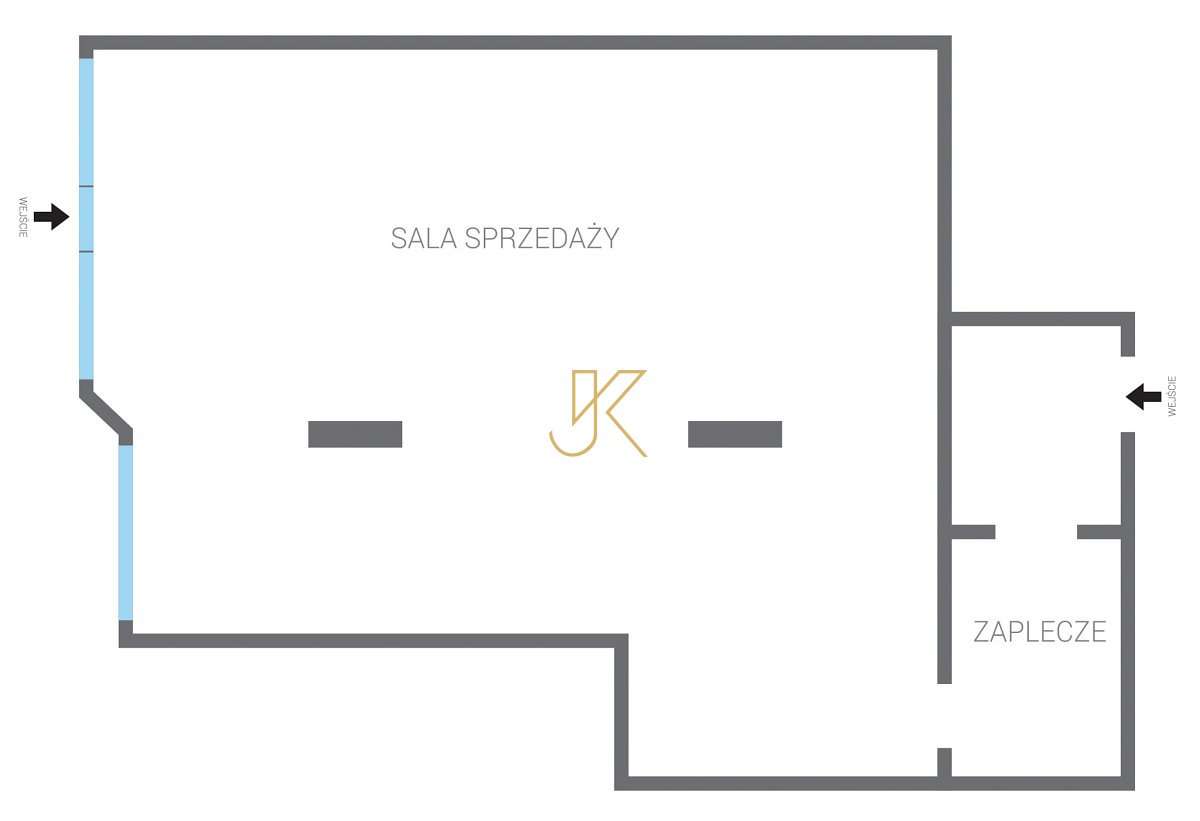 Lokal użytkowy w pasażu handlowym Narutowicza-6