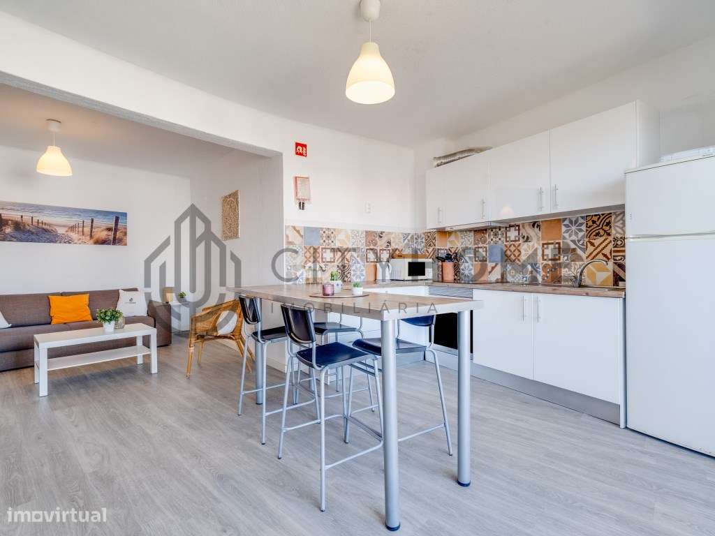 Apartamento T1 com vista mar, a 500m da Praia dos Aveiros-10