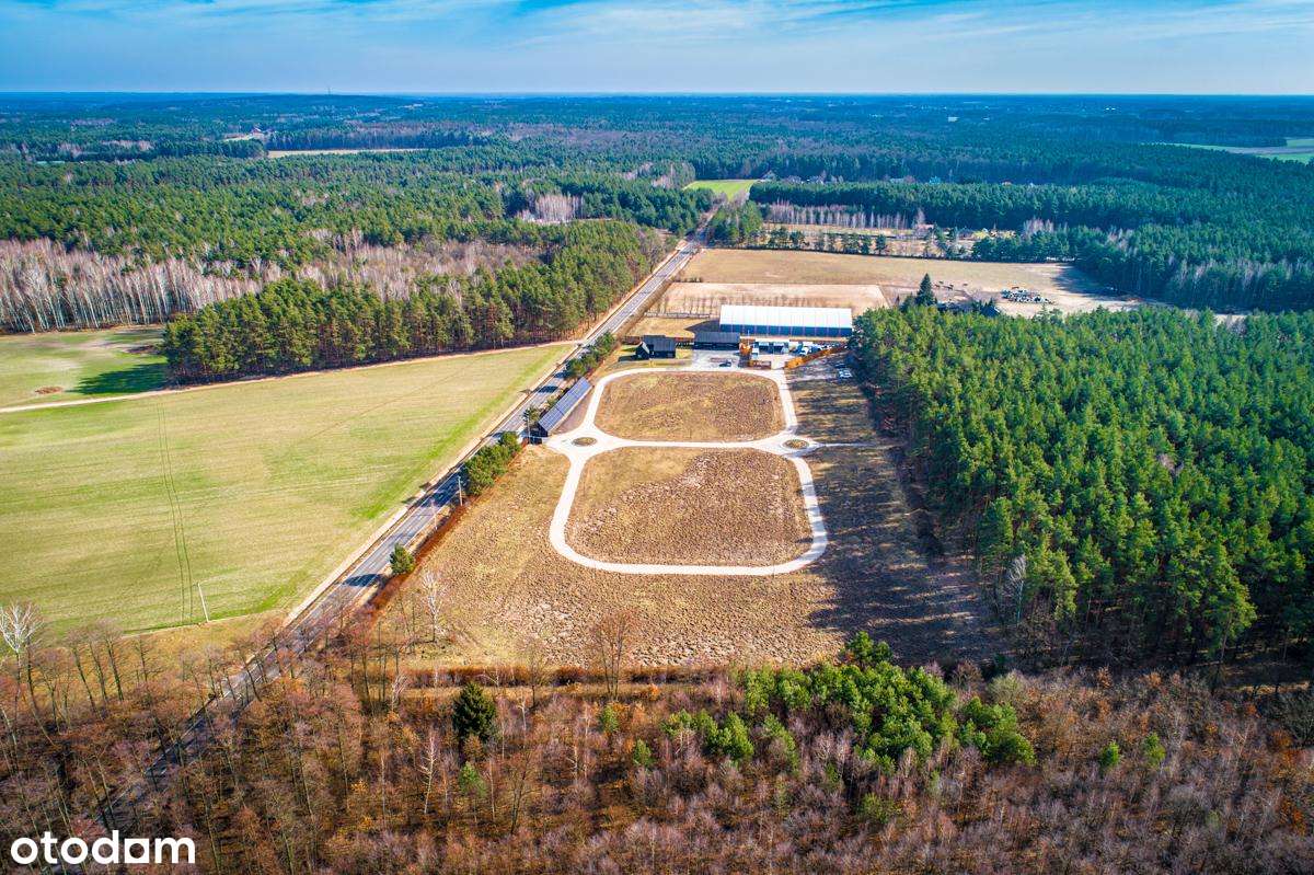 Działka pod Warszawą z PnB, uzbrojona, w otulinie lasu, obok Serocka-0