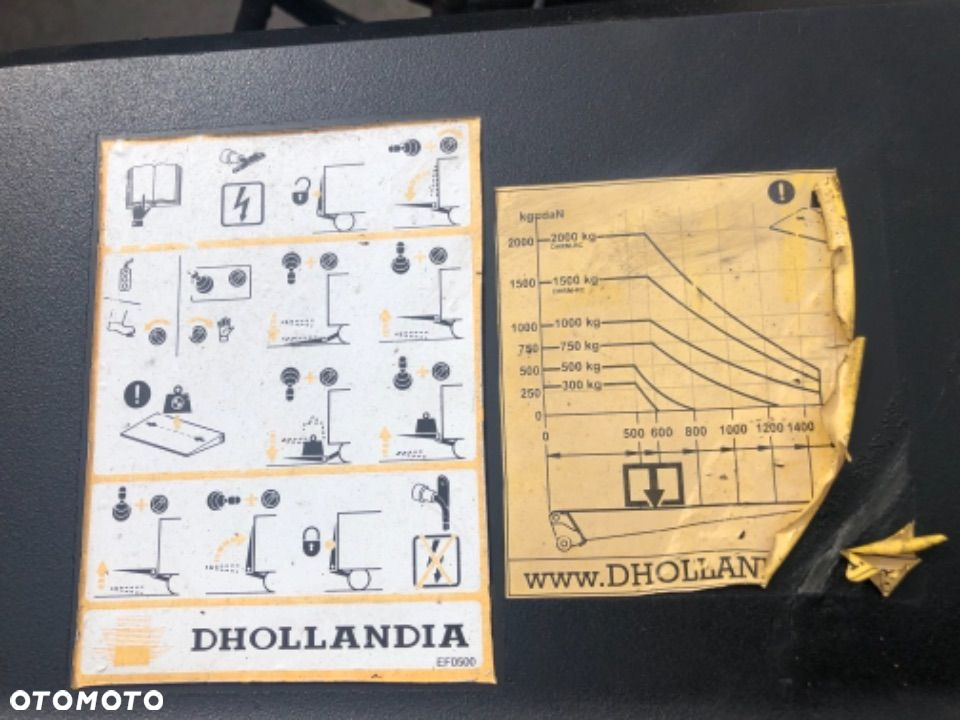 Winda załadowcza Dhollandia DHLM10 1000 kg - 8