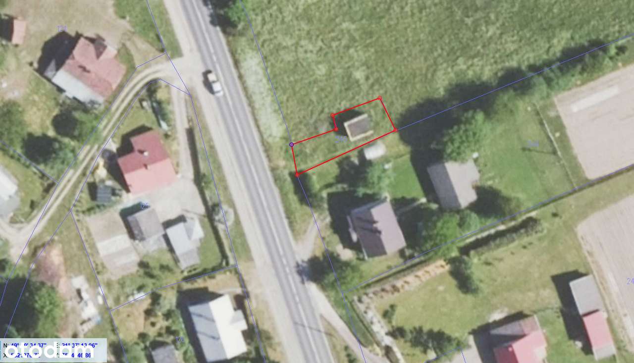 Działka pod reklamę billboard – bezpośrednio przy drodze wojewódzkiej-3