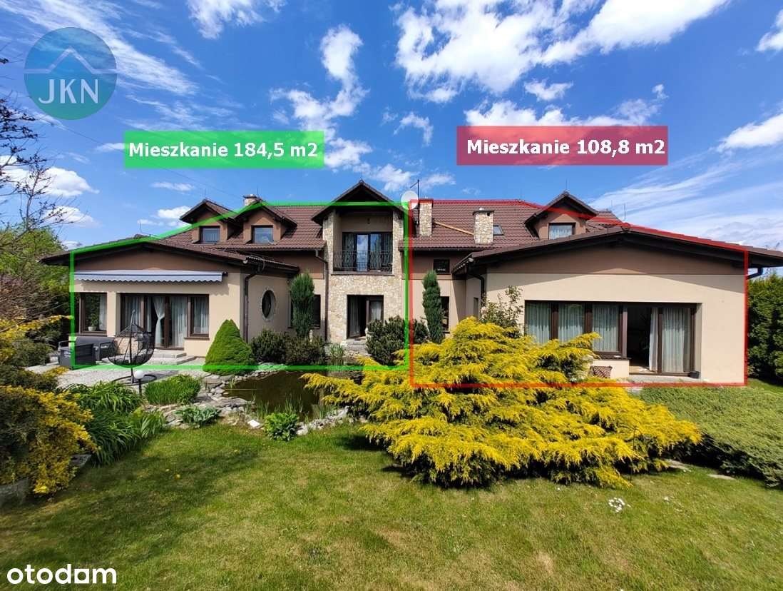 Dom 330 m² na 1700 m² działki 2 mieszkania