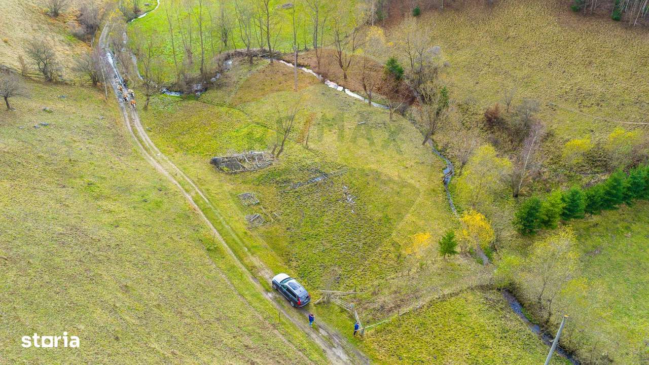COMISION 0% Teren 8013mp Moieciu de Jos / Strada Valea cu Calea - Imagine principală: 3/7