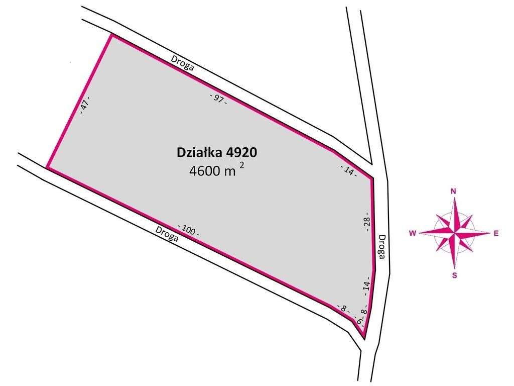 Działka z Wz siedliskowa 46 ar – Strzyżów okolice - Pełny obrazek: 4/17