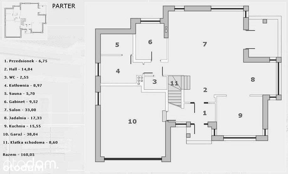 Nowoczesny dom z garażem i dużym ogrodem - Pełny obrazek: 5/14