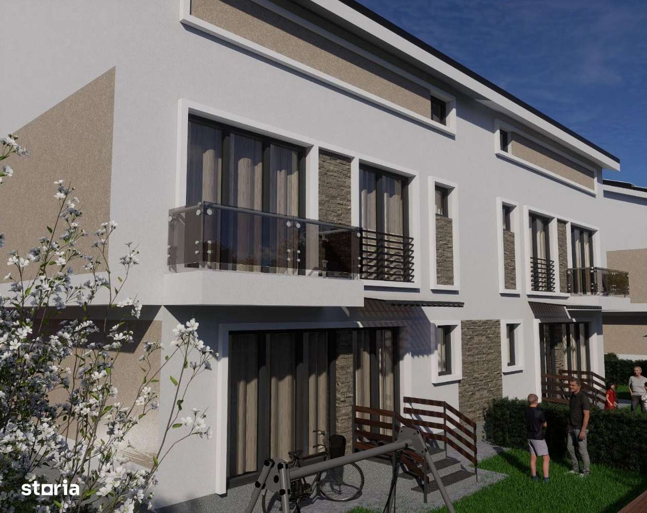 Vila moderna tip duplex,noua,P+1+M,Popesti Leordeni - Imagine principală: 4/7