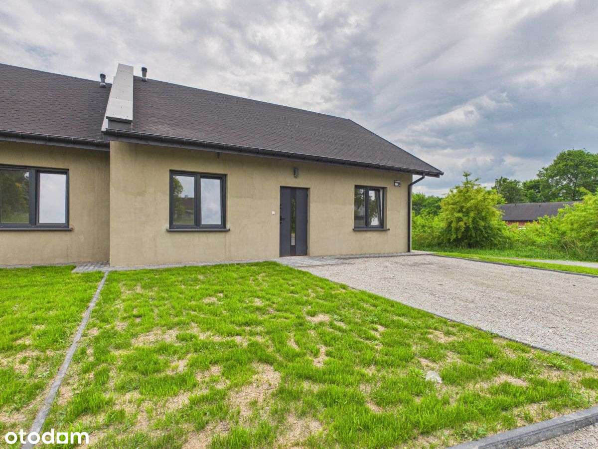 Nowy dom z pompą ciepła i ogródkiem-parterowy!
