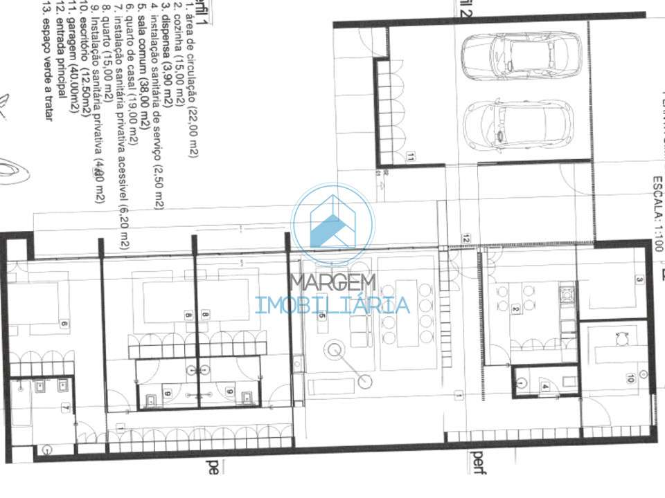 Moradia térrea individual – Painéis; AC; Lareira, Garagem-45